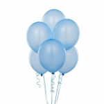 Light Blue Latex Balloons
