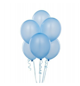 Light Blue Latex Balloons