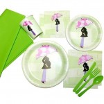 Mod Mom Baby Shower Tableware