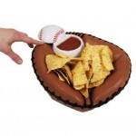 Baseball Glove Chip and Dip Bowl