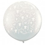 Clear Wedding Balloon with Flowers from Amazon