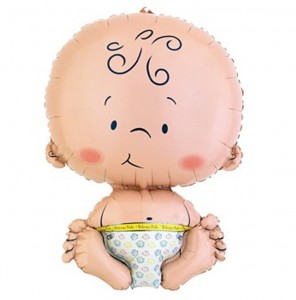 Cute Mylar Baby Shower Baby Balloon