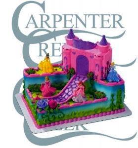 Signature Disney Princess Castle Cake with Carrying Case