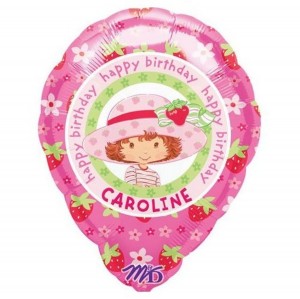 Personalized Strawberry Shortcake Balloon