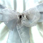 Silver Chair Bows