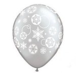 Frosted Snowflakes Balloon