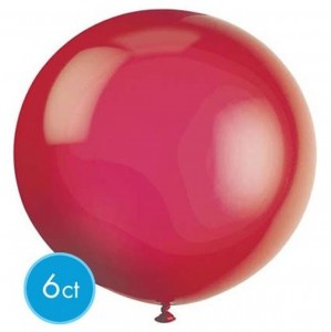 Large Red Balloons