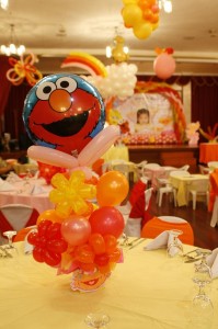 Sesame Street Party Balloon Centerpiece Ideas