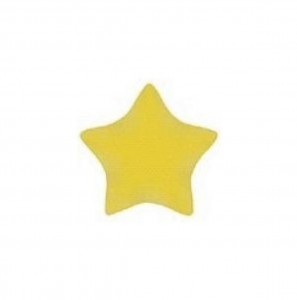 Mylar Gold Star Balloon
