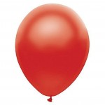 Round Red Latex Balloon
