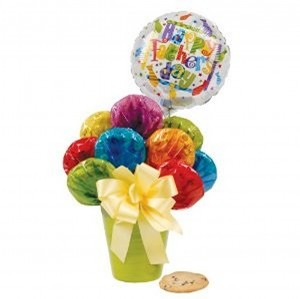 Fathers Day Balloon Cookie Bouquet