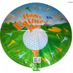 Fathers Day Balloon Mylar Golf Tee