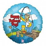 Fathers Day Balloon Mylar The Simpsons