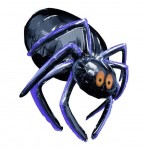 Glossy Halloween Balloon Spider