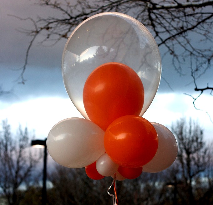 Helium Balloon Cluster