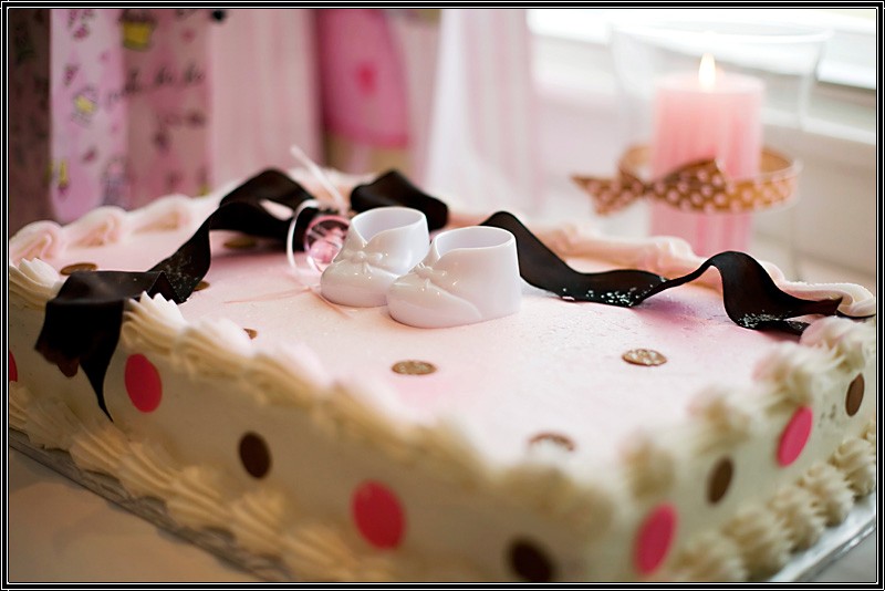 Modern Baby Shower Decoration Cake