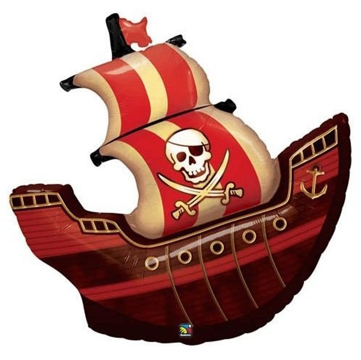 Mylar Pirate Ship Balloon
