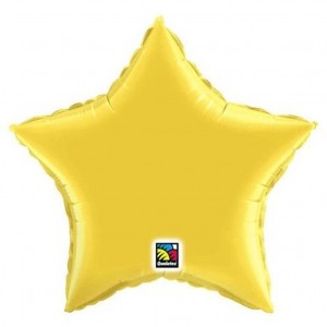 20 inch Gold Mylar Star Balloon