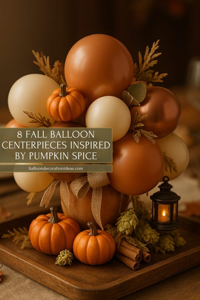 8 Cozy Fall Balloon Centerpiece Decorations